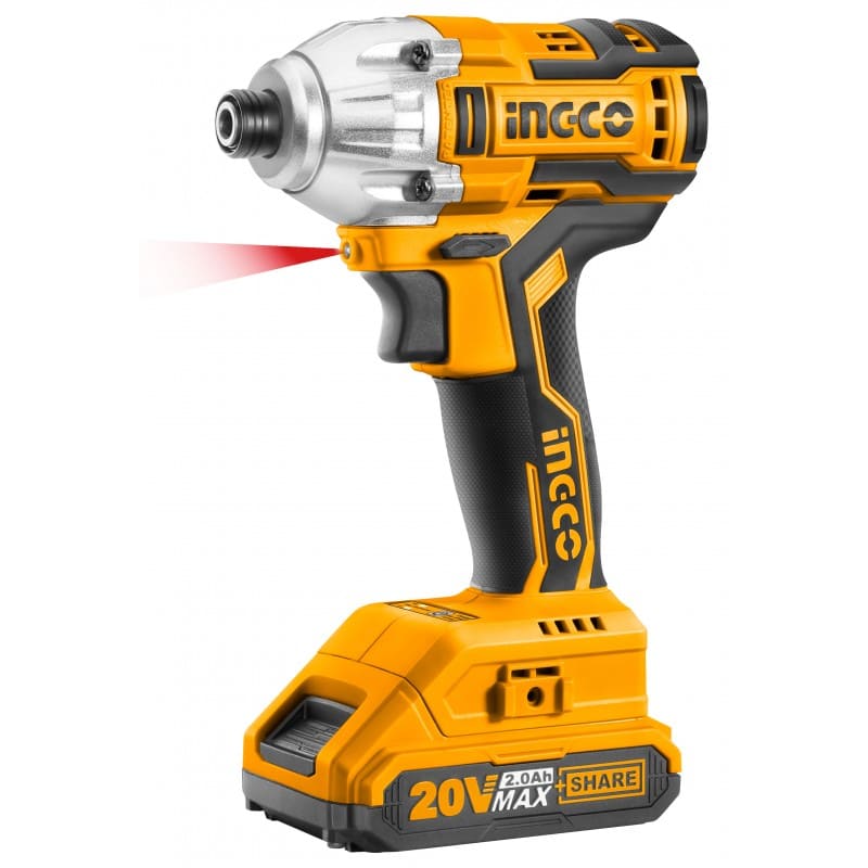 Avvitatore ad Impulsi 20V con 2 Batt. + Borsa 1/4"