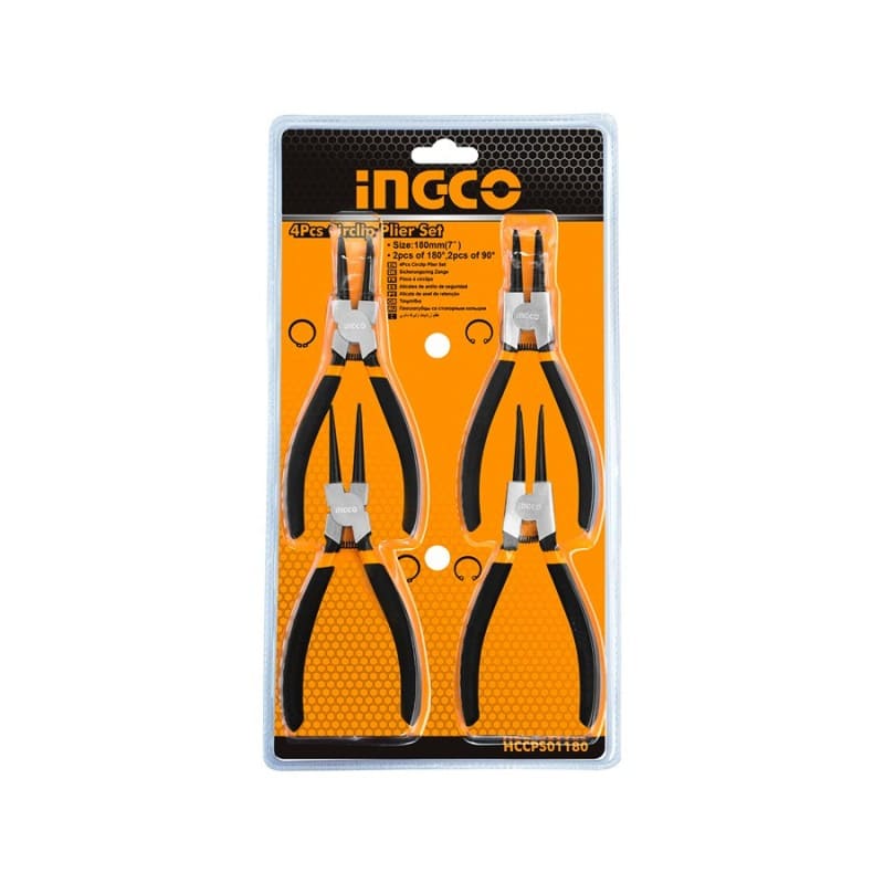 Set 4 Pinze per Anelli Elastici di Sicurezza