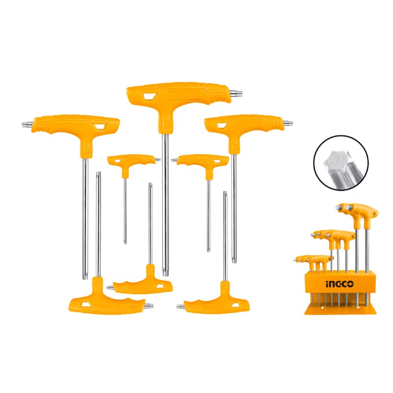 Set 8 Chiavi Torx a T